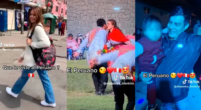 La joven sorprendió a todos bailando una danza típica de Perú. La joven sorprendió a todos bailando una danza típica de Perú.