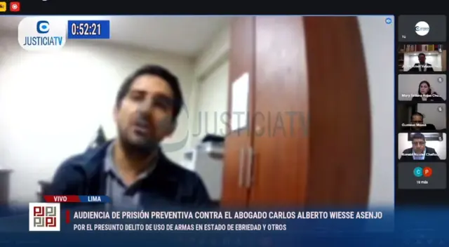 El abogado Carlos Wiesse fue liberado porque la Fiscalía no acreditó la pena