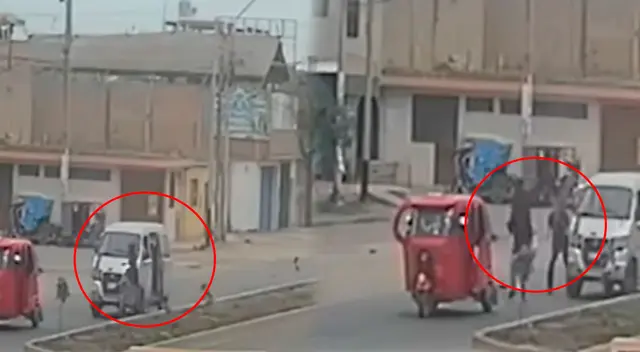 Minutos antes empresarios retiraron dinero de una entidad bancaria.