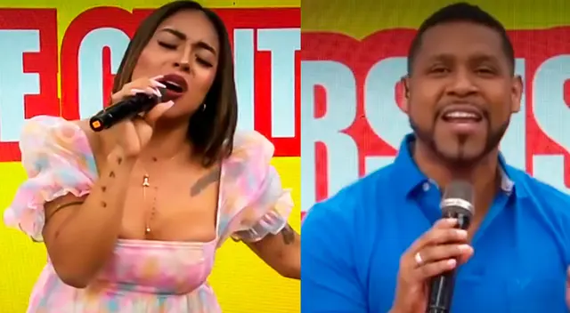 Dayanita sorprende en vivo al cantar con angelical voz en reto contra Edson Dávila: "