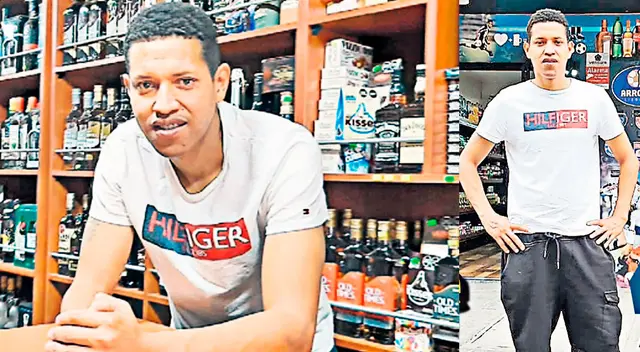 Alexander Sánchez acaba de debutar como emprendedor en su licorería.