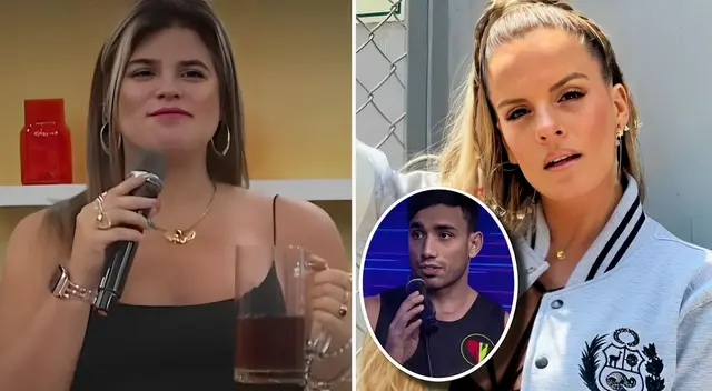 Macarena Vélez protagonizó llamativo momento en vivo. Macarena Vélez protagonizó llamativo momento en vivo.