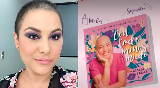 Natalia Salas lanza su libro tras enfrentar cáncer de mama: "Con todo menos miedo" Natalia Salas lanza su libro tras enfrentar cáncer de mama: "Con todo menos miedo"