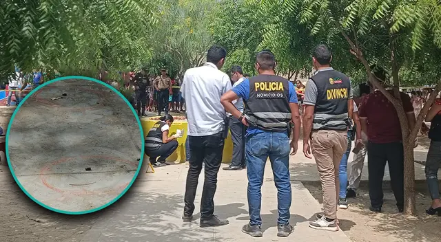 Sujetos fueron asesinado a quemarropa en parque de Piura.