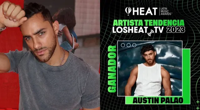¡Imparable! Austin Palao triunfa en los Premios Heat 2023 como 'Artista Tendencia' y pone a Perú en el mapa. ¡Imparable! Austin Palao triunfa en los Premios Heat 2023 como 'Artista Tendencia' y pone a Perú en el mapa.