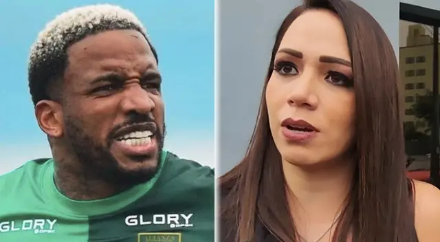 Melissa Klug pone el parche a Jefferson Farfán. Melissa Klug pone el parche a Jefferson Farfán.