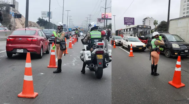 Efectivos policiales en el lugar del accidente.