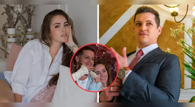 Gino Pesaressi y Mariana Vértiz celebran a su hija. Gino Pesaressi y Mariana Vértiz celebran a su hija.