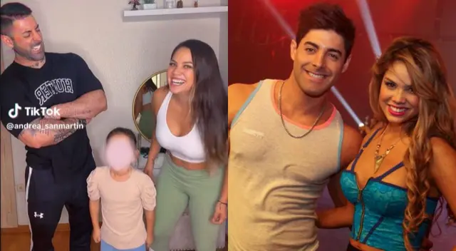 Andrea San Martín y Sebastián Lizarzaburu graban divertido TikTok.