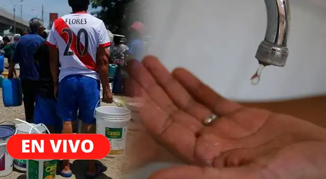 Corte de agua para los siguientes distritos para este 6 de junio
