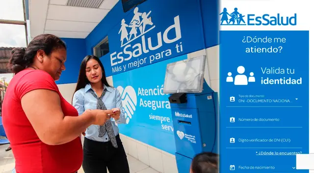 La plataforma "Donde me atiendo" te ayudará a conocer si estás asegurado en EsSalud.