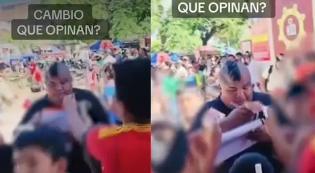 Mayimbú firmando autógrafos.