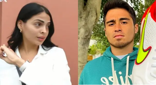 Rodrigo Cuba es ampayado con Gianella Rázuri.