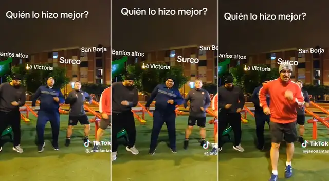La curioso escena se ha vuelto viral en las redes sociales.