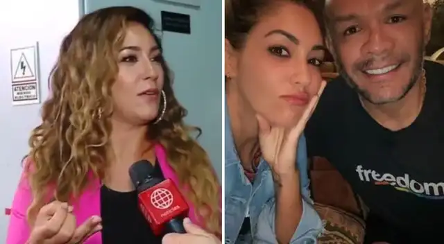 Tilsa Lozano feliz con Jackson Mora.