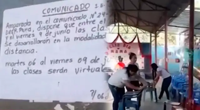 La medida es tomada para proteger a los alumnos, profesores y personal educativo de los diferentes colegios.