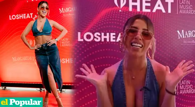 Yahaira Plasencia no pasó la prueba de moda por el público peruano y es criticada por look de los Premios Heat 2023.