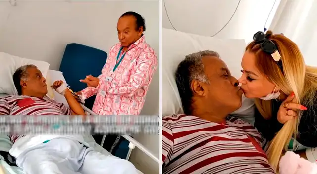 Víctor Angobaldo se emocionó al ver a sus amigos.