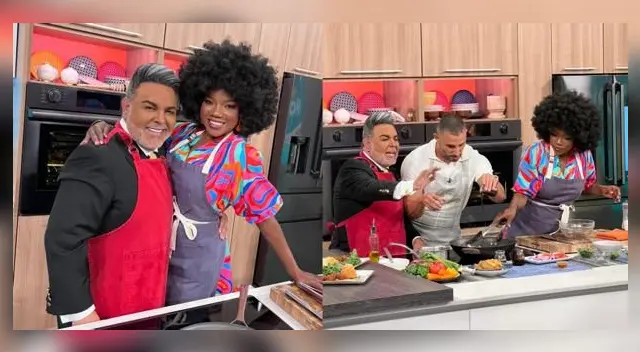 La hizo linda con Chiquibombom y en la cocina.