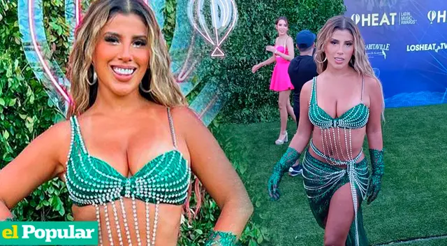 ¿Quién diseñó el atuendo de Yahaira Plasencia en los Premios Heat 2023 y por qué su traje causó polémica?