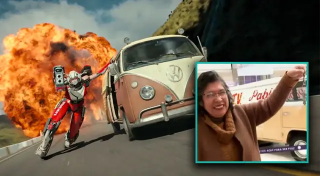 La increíble suma que la mujer recibió por prestar su combi en la promoción de 'Transformers: El Despertar de las Bestias'. ¡No podrás creerlo!