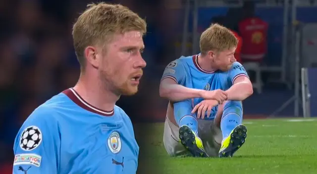 Kevin de Bruyne salió lesionado de la final.