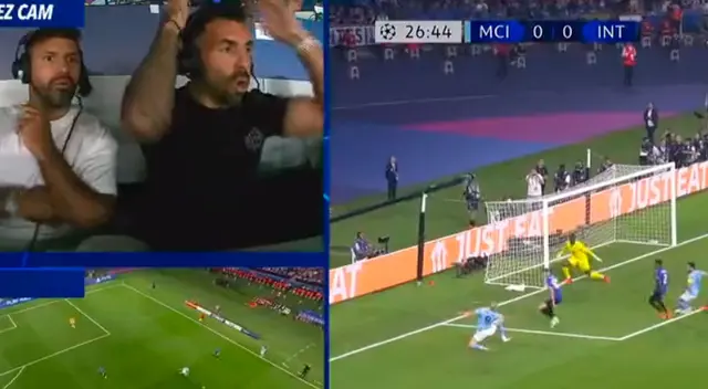 Carlos Tevez no pudo creer el gol que falló Haaland. Carlos Tevez no pudo creer el gol que falló Haaland.