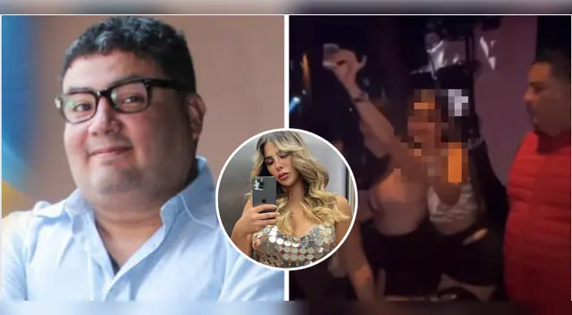 Alfredo Benavides es captado con chicas en discoteca.