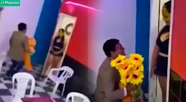 El hombre terminó en el suelo tras haber sido rechazado. El hombre terminó en el suelo tras haber sido rechazado.