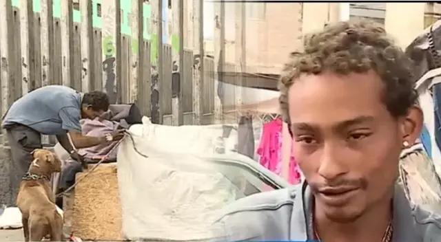 Joven que rescató a perritos en incendio de Gamarra.