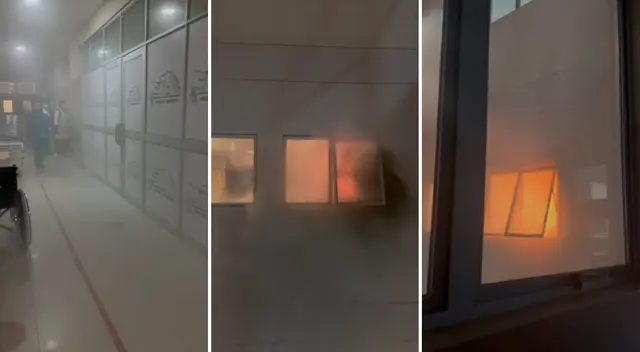 Familiares de pacientes llegaron llorando y desesperados al hospital.