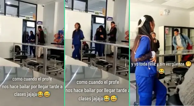 El baile de los estudiantes fue viral en TikTok. El baile de los estudiantes fue viral en TikTok.