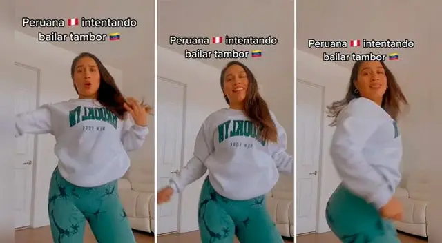 La coreografía de la peruana causó furor en internet. La coreografía de la peruana causó furor en internet.