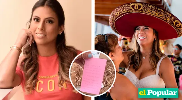 Rosa Fuentes recibe detalle de parte de empresa por el Día del Padre y deja de lado a Paolo Hurtado. Rosa Fuentes recibe detalle de parte de empresa por el Día del Padre y deja de lado a Paolo Hurtado.