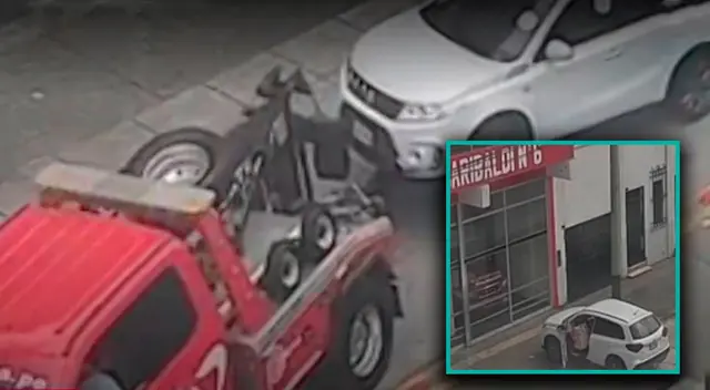 Propietaria de auto que fue estacionado en puera de bomberos de chorrillos no declaró ante la prensa.