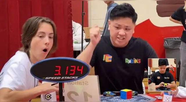 Max Park es el joven de 22 años con autismo que batió récord mundial en cubo Rubik.