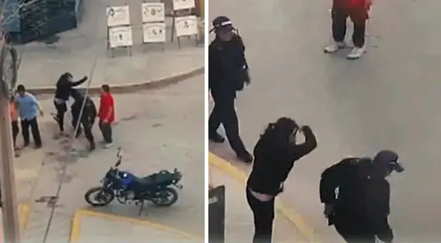 Asimismo sreenos que se encontraban en la zona también fueron agredidos.