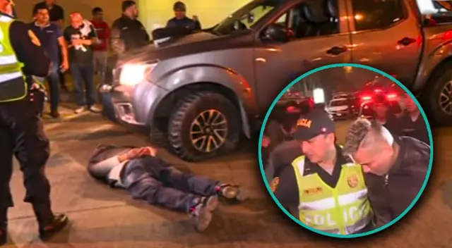 Ladrón roba camioneta Hilux en SMP y lo detienen en La Molina.