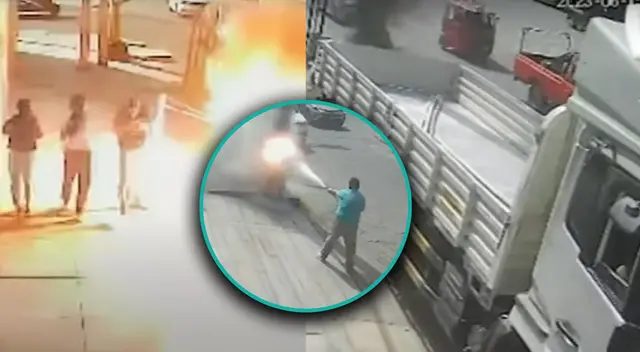 Explosión en poste de luz casi deja pérdidas mortales en SJL.