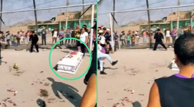 La insólita escena fue viral en TikTok.