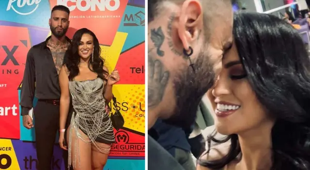 Angie Arizaga y Jota Benz ganan premio a mejor pareja en los 'Premios Influencer Ícono 2023'