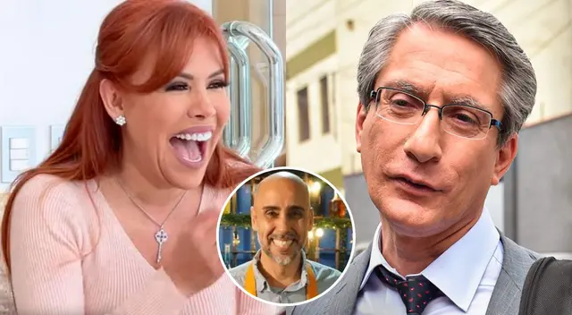 Magaly Medina recibió en su set a Damián Ode y Christopher Gianotti. Magaly Medina recibió en su set a Damián Ode y Christopher Gianotti.