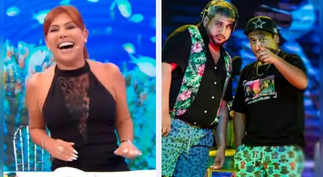 Magaly Medina resaltó el humor y 'correa' de Jorge Luna y Ricardo Mendoza, comediantes de Hablando Huevadas Magaly Medina resaltó el humor y 'correa' de Jorge Luna y Ricardo Mendoza, comediantes de Hablando Huevadas