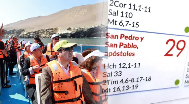 Declaran feriado largo por Día de San Pedro y San Pablo.