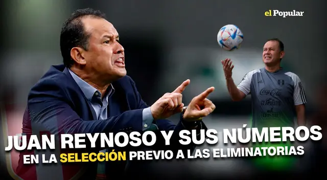 Juan Reynoso: estos son los números que presenta el técnico de la selección.