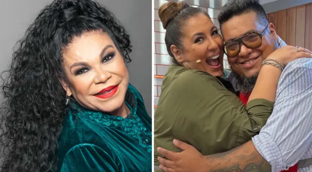 Eva Ayllón halaga a su nuera Mónica Torres, pareja de su hijo.