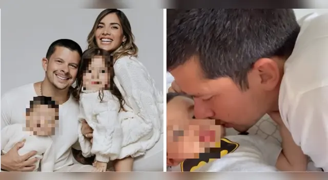 Korina Rivadeneira felicita a Mario Hart por el Día del Padre.