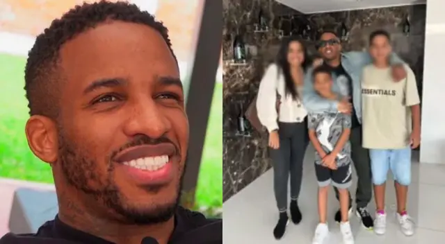 Jefferson Farfán posó junto a sus hijos en el 'Día del padre'. Jefferson Farfán posó junto a sus hijos en el 'Día del padre'.