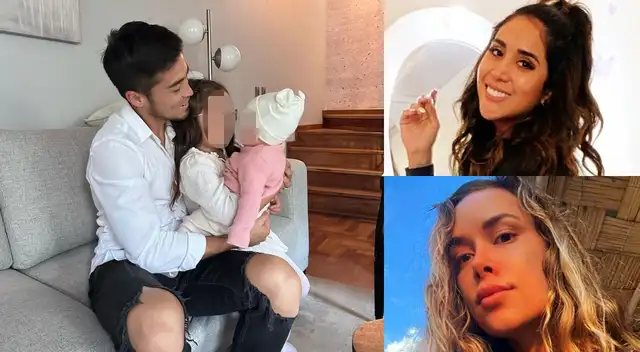 Rodrigo Cuba se muestra moroso junto a sus pequeñas por el "Día del padre".