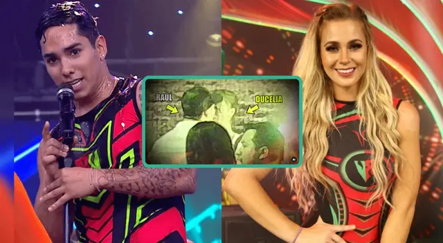 Ducelia Echevarría se besa con Raúl Carpena en discoteca.